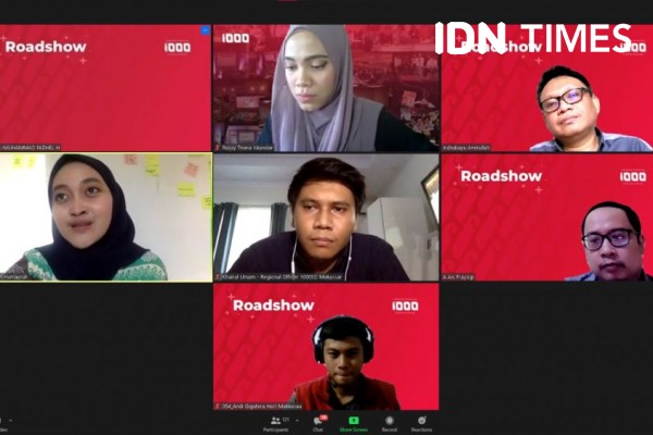 Roadshow 1000 Startup Digital di Unhas, Berbagi Tips Gigih Merintis