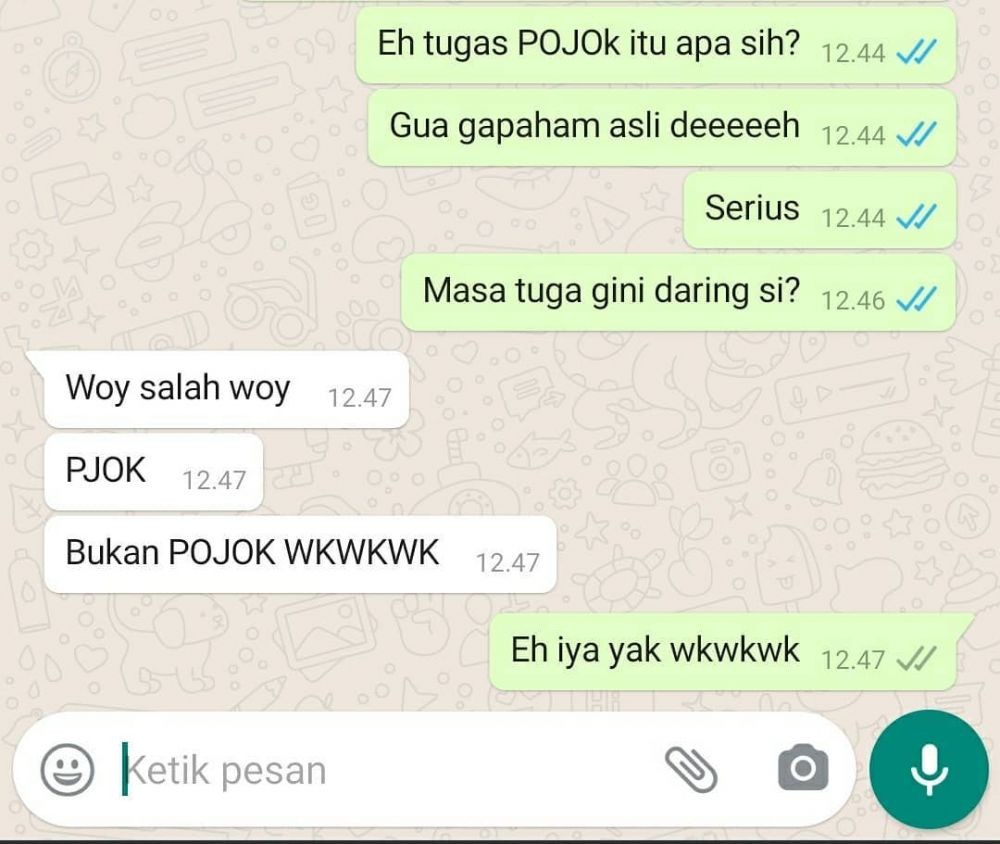 10 Chat Kocak Tanya Teman Tapi Salah Ketik Bingung Gak Tuh