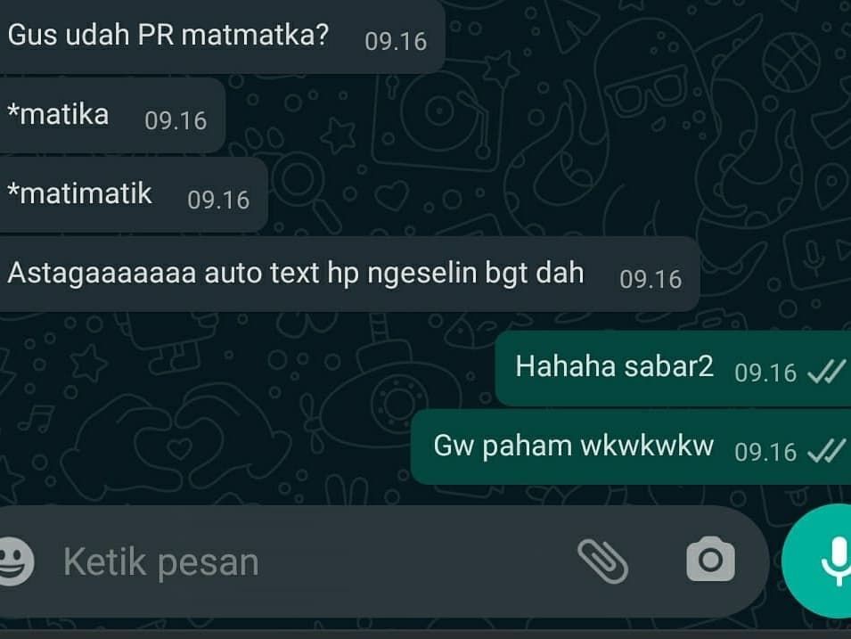 10 Chat Lucu dengan Teman, Gegara Salah Ketik Jadi Bingung