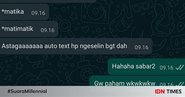 10 Chat Kocak Tanya Teman Tapi Salah Ketik Bingung Gak Tuh