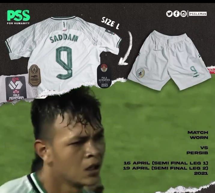 Sepatu Danilo hingga Jersey Sadam Dilelang untuk Aksi Kemanusiaan PSS