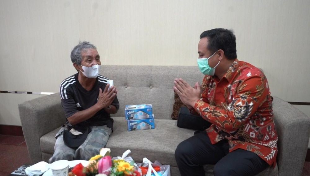 Pengakuan Kakek yang Viral Bersepeda 15 Km Demi Vaksinasi di Makassar