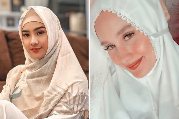 Kenakan Hijab, 10 Pesona Anya Geraldine dan Cinta Laura Bikin Adem