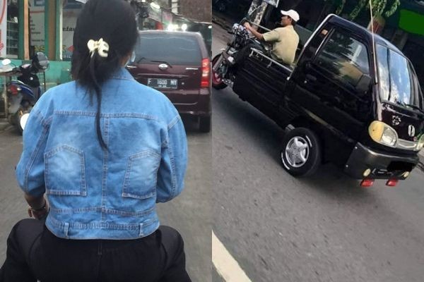10 Potret Lucu Pemotor Difoto dari Belakang Ini Bikin Cekikikan