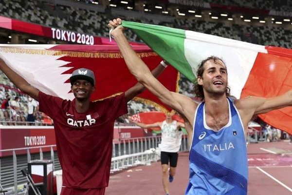 Ketika 2 Atlet di Olimpiade Tokyo Berbagi Medali Emas