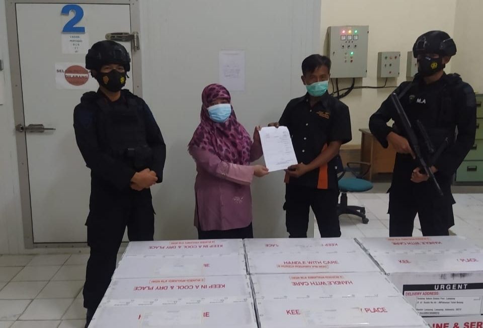 Hore! Dinkes Lampung Kembali Terima 122.600 Dosis Vaksin COVID-19