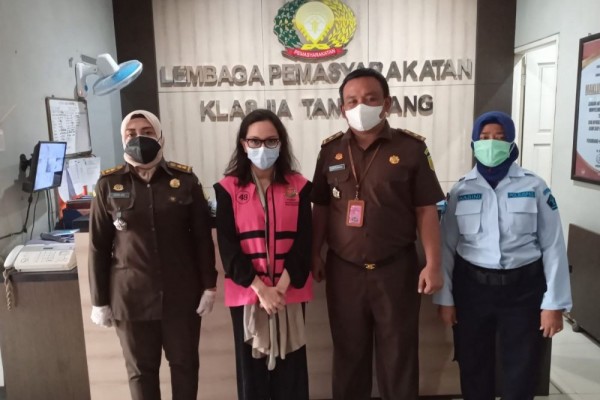 Mantan Jaksa Pinangki Ditahan di Lapas Tangerang