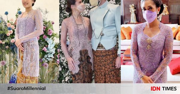 9 Inspirasi Kebaya Warna Ungu, Nuansa Cerah Yang Menyegarkan