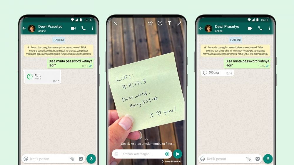 Privasi Makin Aman, WhatsApp Luncurkan Fitur ‘Sekali Lihat’