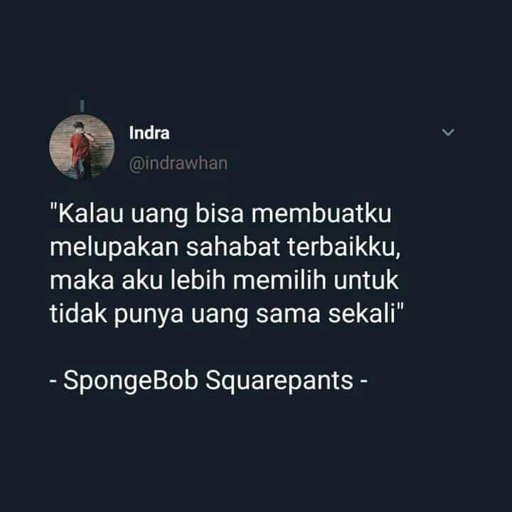 11 Quotes Lucu SpongeBob Squarepants Soal Pertemanan, Setuju Gak?