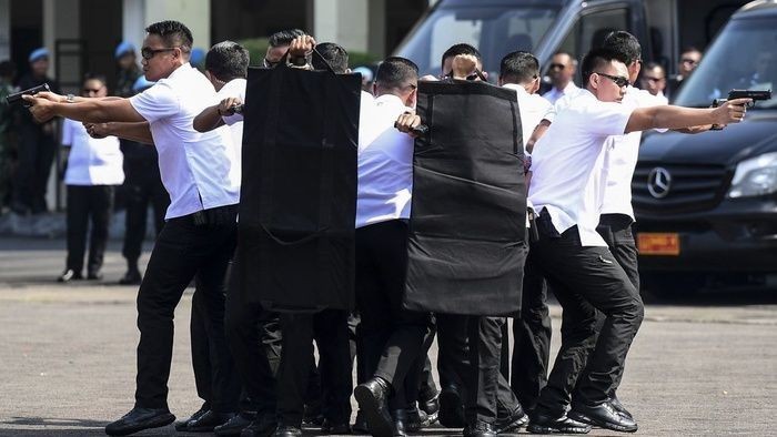 Ratusan Personel Diterjunkan untuk Amankan Kunjungan Jokowi ke Bima
