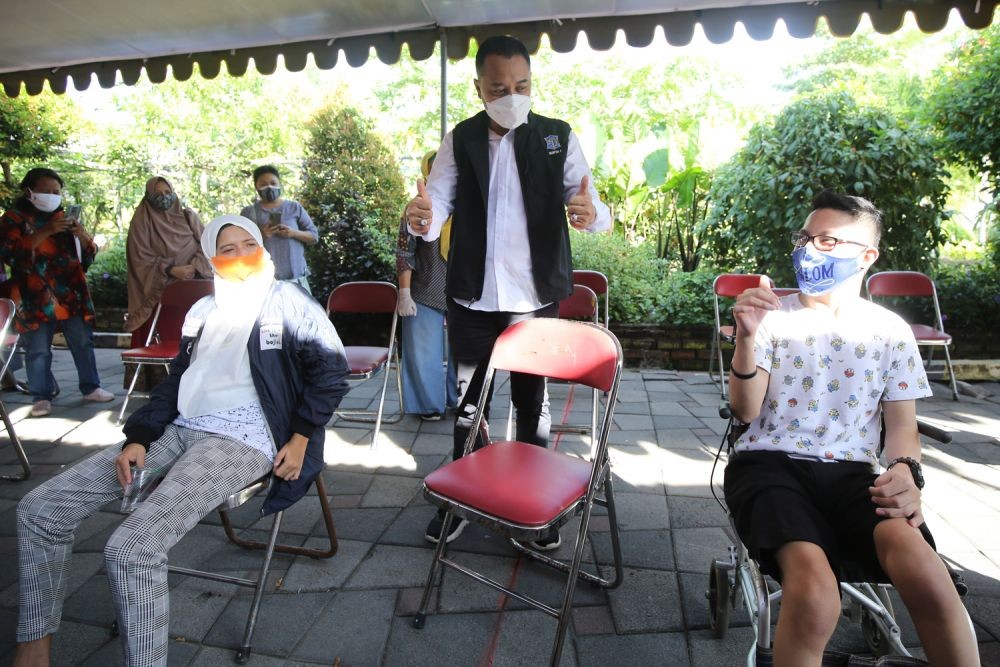 Kebut Vaksinasi Surabaya, Sekitar 4 Ribu Anak Difabel Belum Divaksin