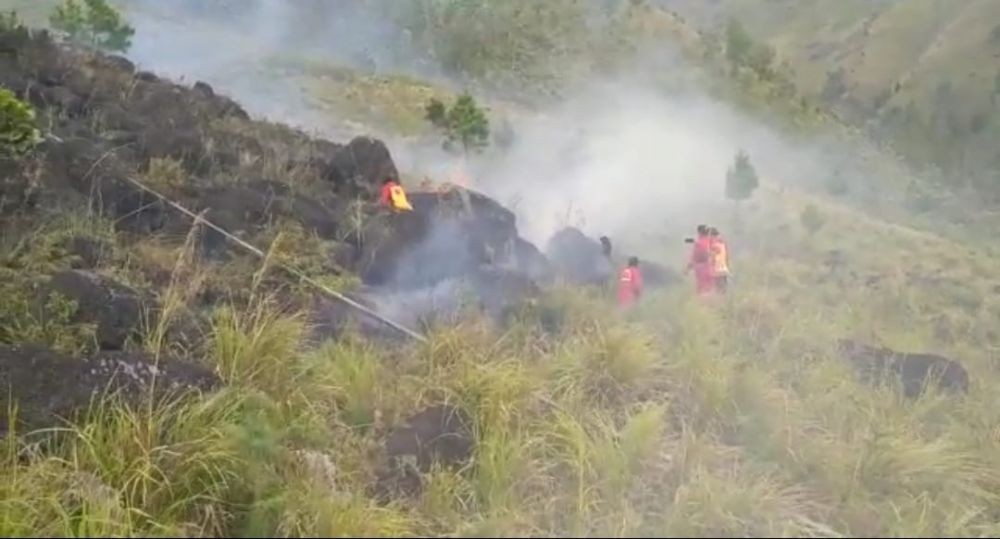 Karhutla di Danau Toba, Api Terus Meluas Lebih dari 100 Hektare