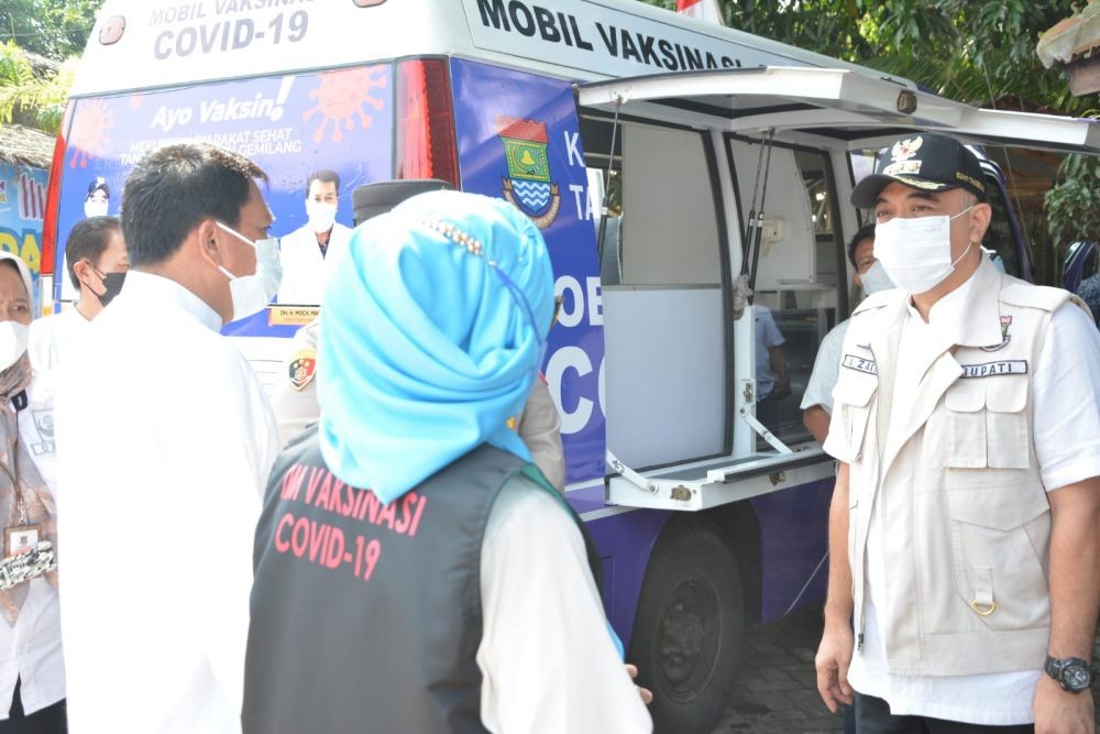 Ada Mobil Vaksinasi Keliling Loh di Tangerang