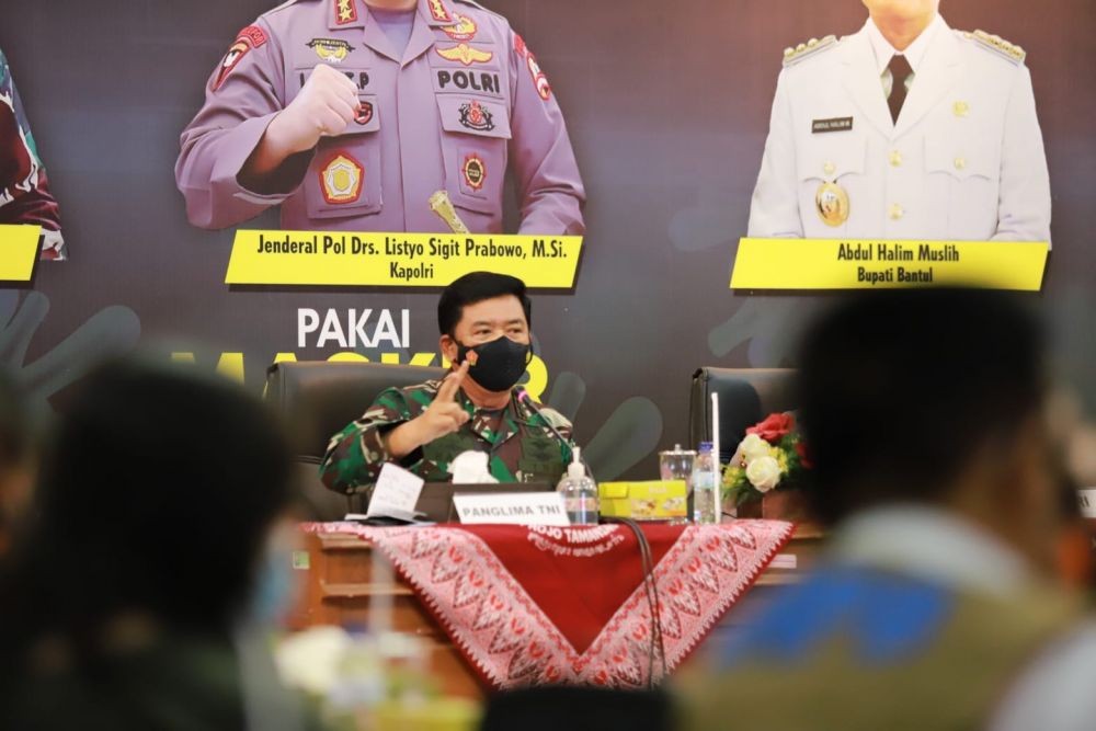 Panglima TNI dan Kapolri Siap Bantu Penanganan COVID-19 di Bantul