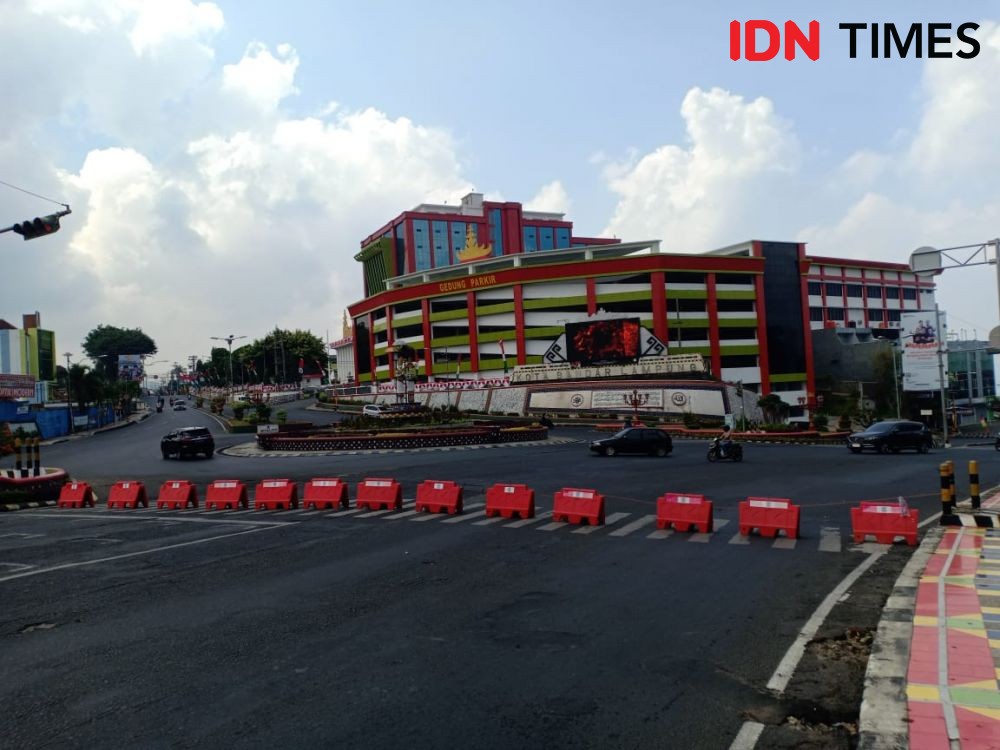 Ingat Ya, Penyekatan Jalan Kota Bandar Lampung Kini Tambah Enam Titik