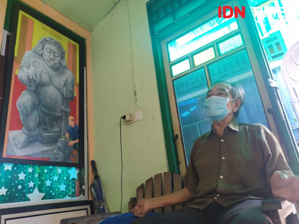 Mantan Pejuang Dwikora Jadi Murid Kesayangan Maestro Pelukis Dullah