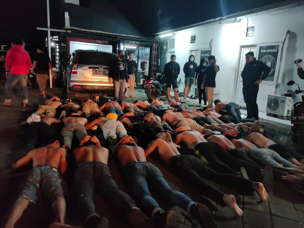 Grebek Tarung Jalanan di Makassar, Polisi Tangkap 28 Orang