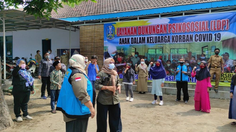 Yatim Piatu Korban COVID-19 di Kediri Dapat Pendampingan Psikososial