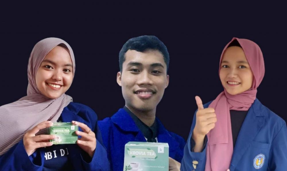 Mahasiswa UNY Racik Krokot dan Stevia Jadi Bahan Teh Pereda Nyeri Haid