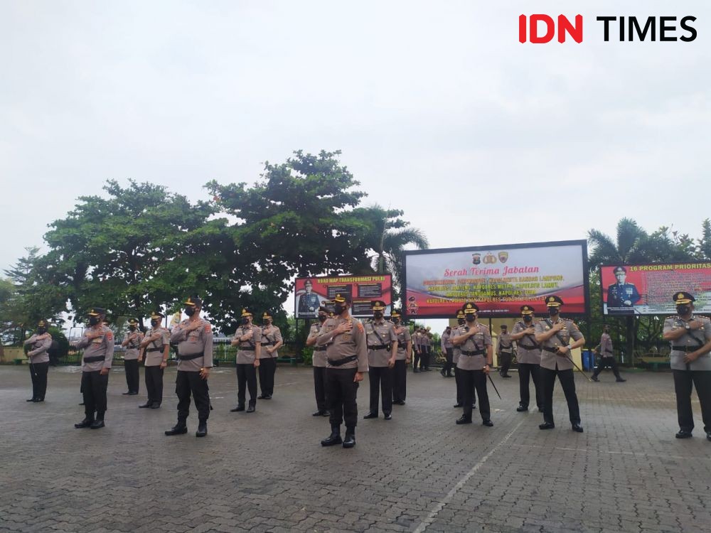 Pimpin Sertijab Perwira-Kapolres, Kapolda Lampung: 358 Personel Isoman