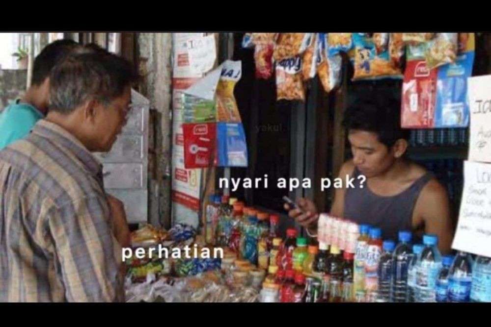 10 Meme Obrolan Cari Barang Di Warung