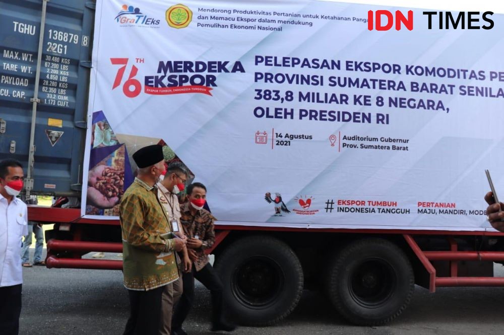Fantastis! Masa Pandemik Ekspor Sumatera Barat Rp383 Miliar