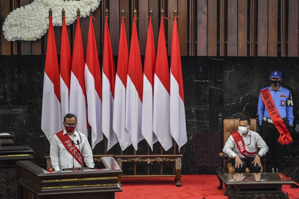 5 Potret Gladiresik Sidang Tahunan MPR Di Tengah Pandemik