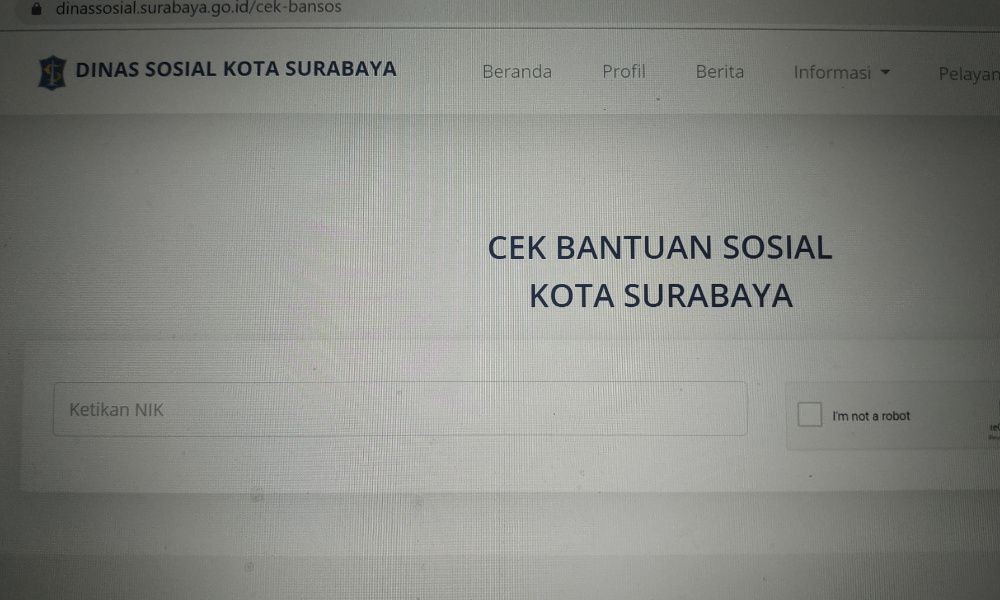 Gak Perlu ke Dinsos, Warga Surabaya Bisa Cek Bansos Lewat Situs Ini