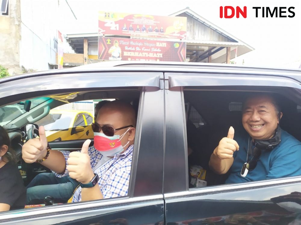 Eks Bupati Lamteng Andy Achmad Bebas Bersyarat, Sujud Syukur di Lapas