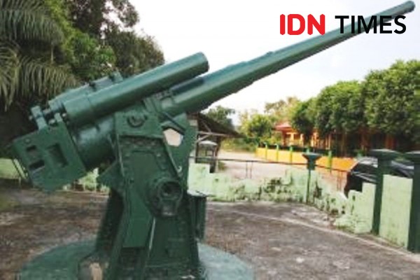 Mengintip Meriam Peninggalan Perang Jepang di Balikpapan