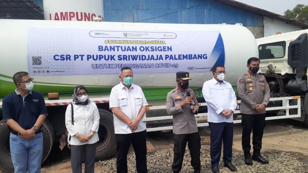 Terima 10 Ton Oksigen, Ini Syarat Dapat Bantuan dari Polda Lampung