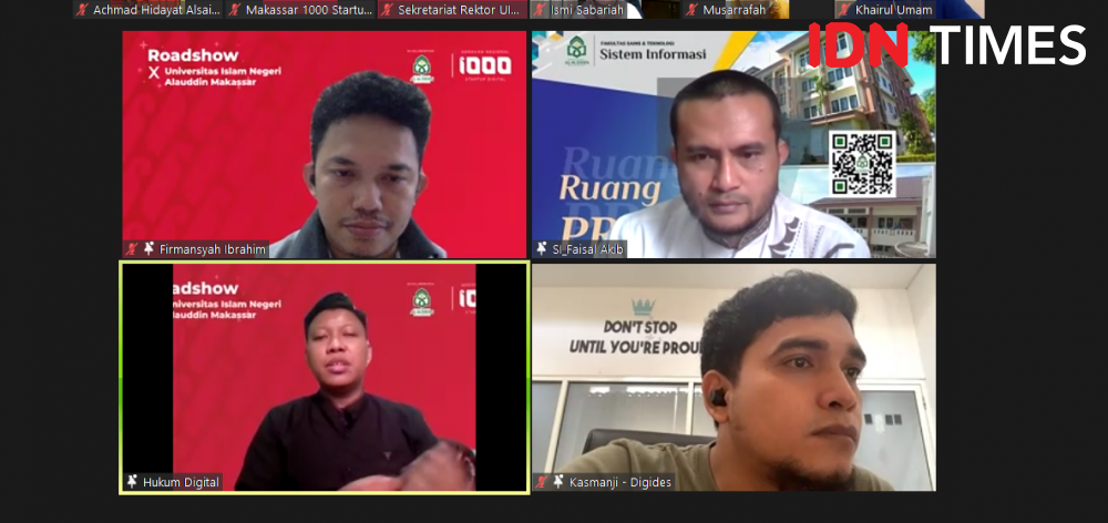Roadshow 1000 Startup Digital di UIN Makassar: Cerita Para Founder