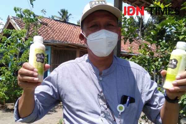 Polisi di Bantul Bikin Susu Kambing Kekinian dengan Aneka Rasa