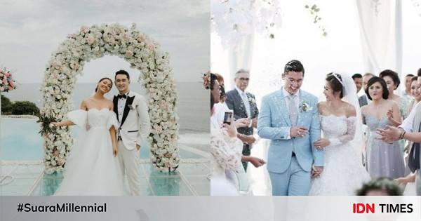 10 Potret Artis Yang Lakukan Pemberkatan Nikah Di Bali