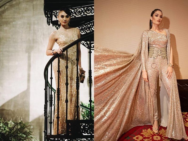 10 Adu Gaya Agnez Mo Vs Cinta Laura Kebaya Glamor 