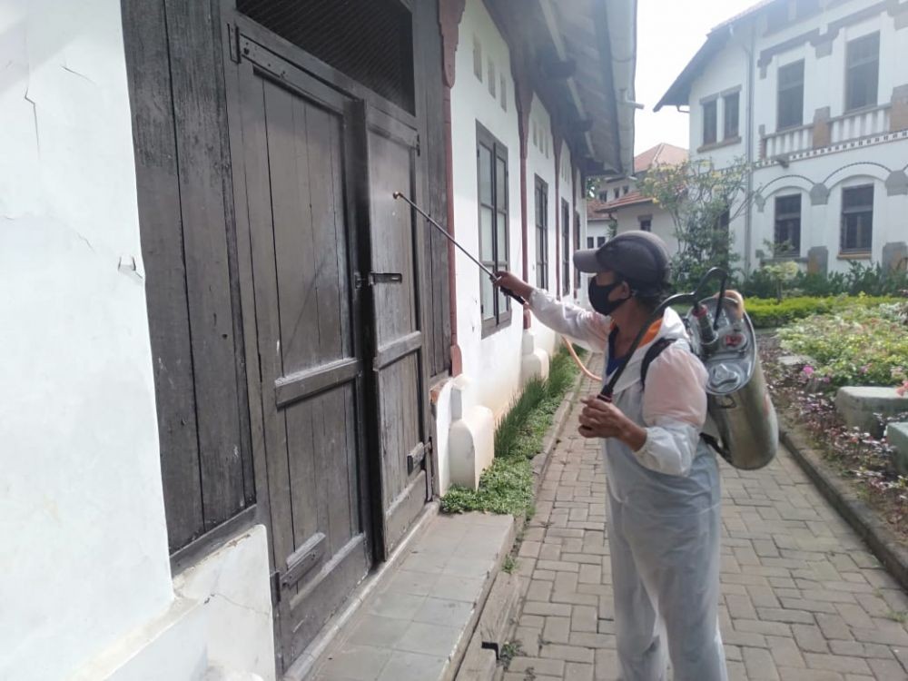 10 Potret Cegah COVID-19 di Lawang Sewu Semarang, Biar Wisatawan Aman