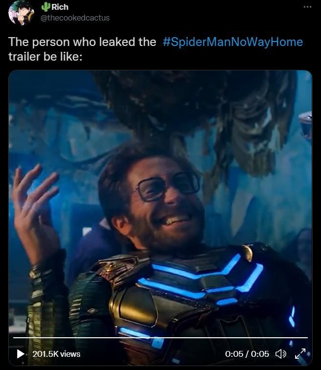 Bocor Di Medsos, 10 Meme Trailer Spider-Man: No Way Home Ini Kocak ...