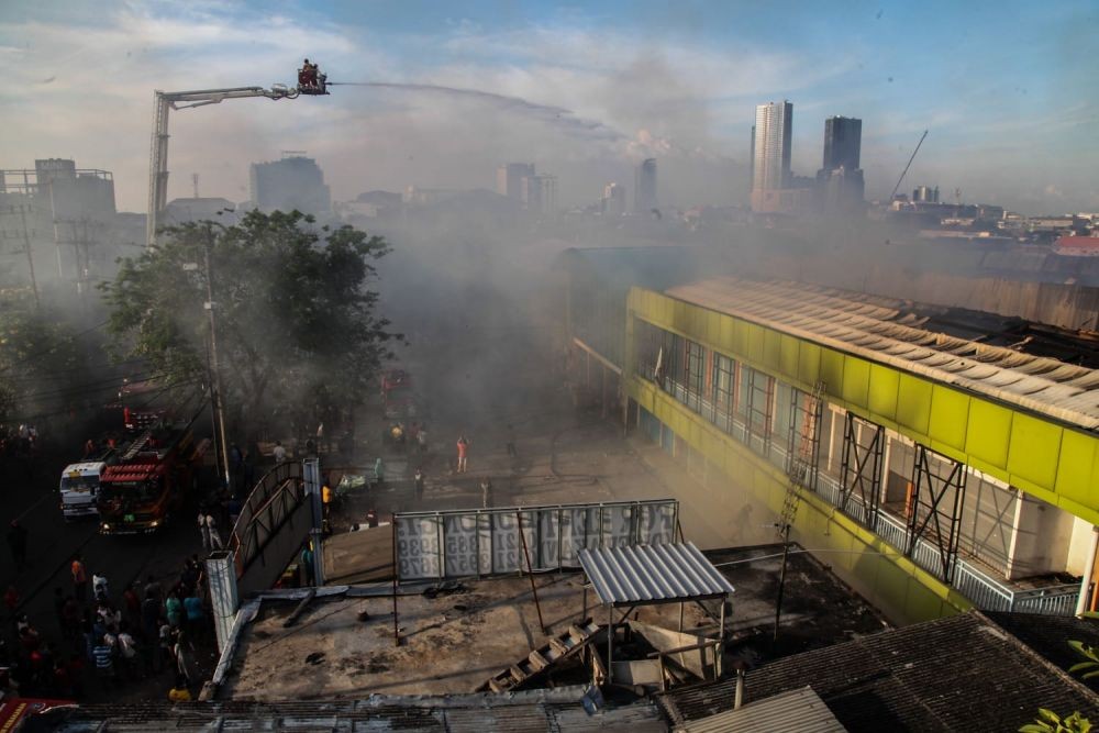 Pasar Kembang Kebakaran Besar, 200-an Pedagang Tunggu Relokasi