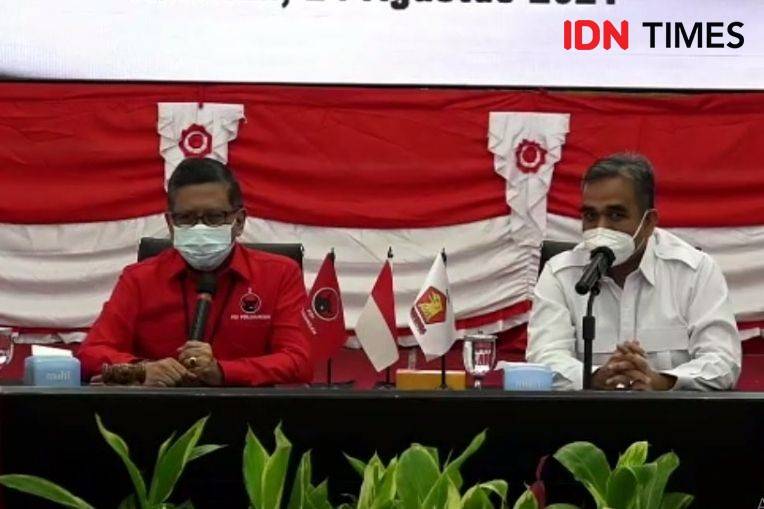 Ketika Jokowi-Prabowo Dan Sekjen PDIP-Gerindra Kerja Bareng