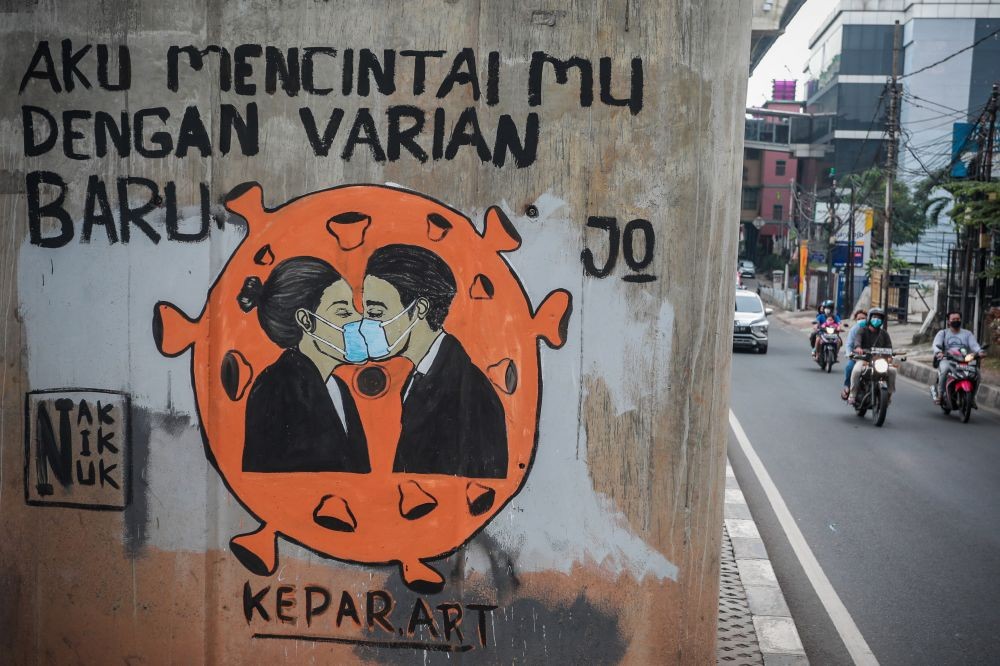 Pegiat Mural Makassar Ajak Seniman Bikin Karya Lebih Banyak Lagi