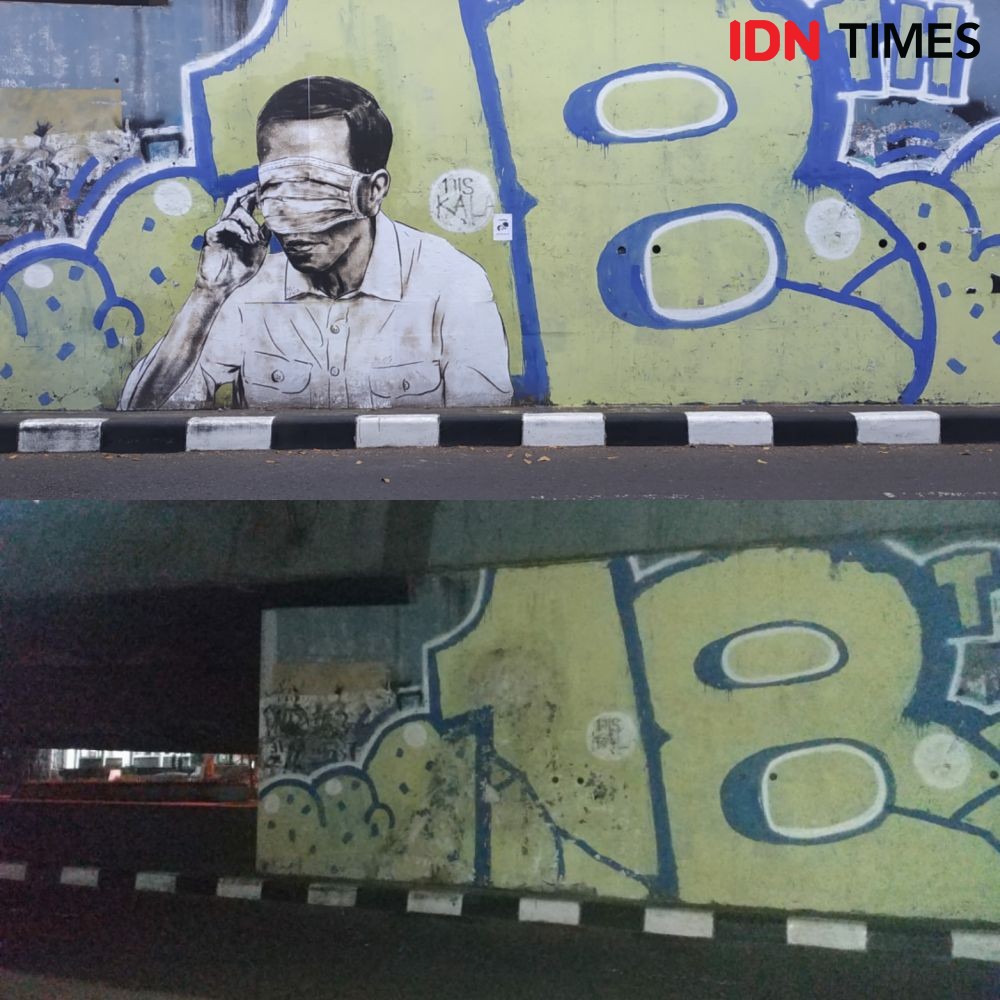 Ramai Mural Mirip Presiden Jokowi di Bandung, Polisi Cari Pembuatnya