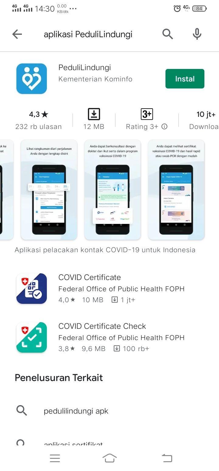 Cara Unduh PeduliLindungi di Ponsel Bagi Penumpang Bandara