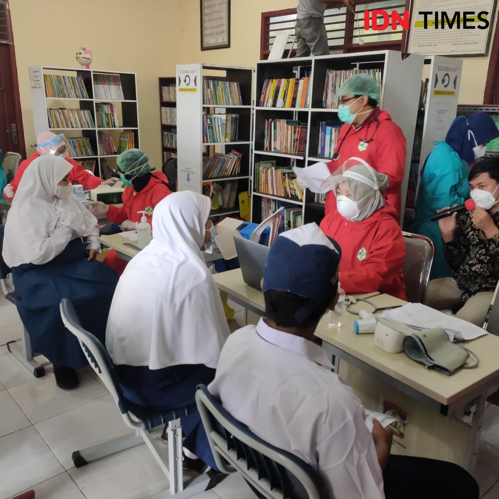 Vaksinasi Pelajar di Palembang Baru Menyasar 16 Ribu Orang