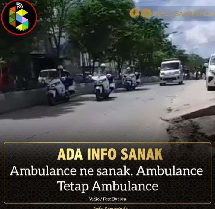 Viral, Ambulans Nyalip Rombongan Presiden Jokowi