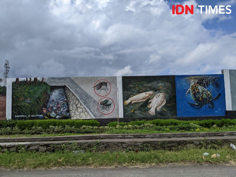 Lukisan Baru Hiasi Tembok Babakan Siliwangi Bandung