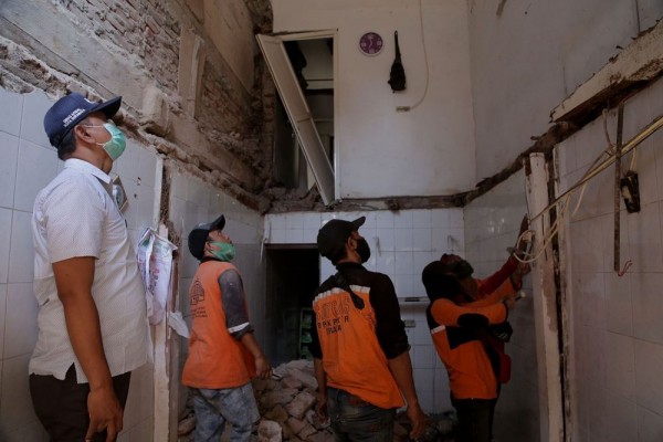 Rumah Ambruk di Tambaksari akan Ditangani Pemkot Surabaya