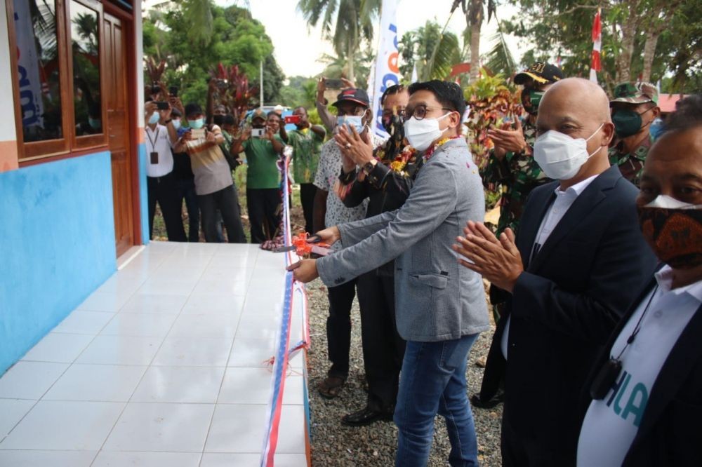 BRI Lanjutkan Renovasi Sekolah Di Tapal Batas Jayapura