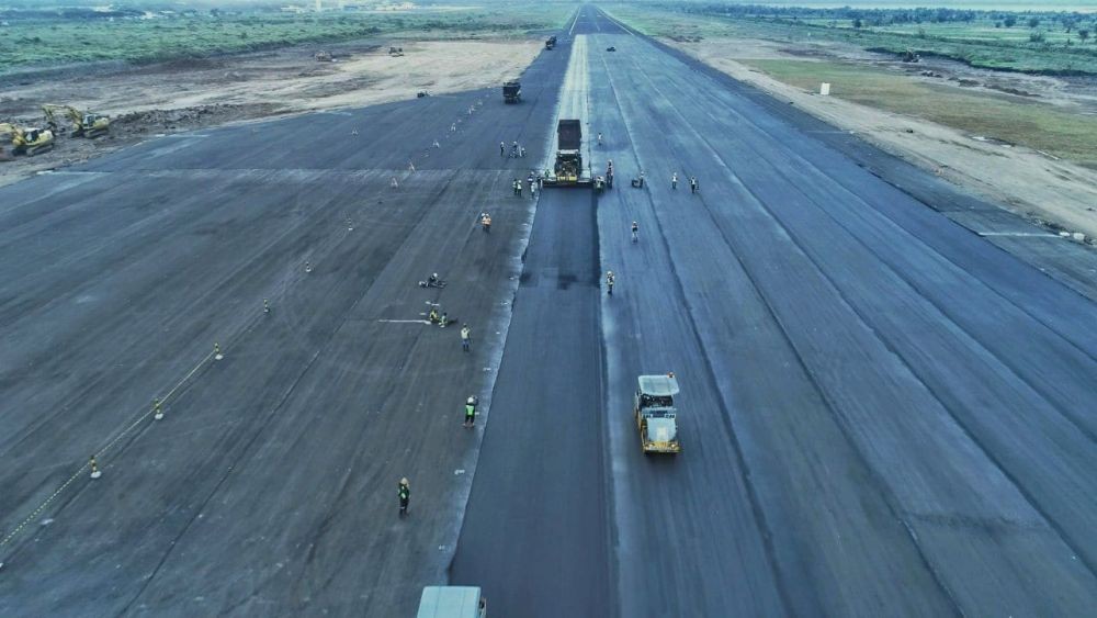Perpanjangan Runway Bandara Lombok Baru Selesai 69 Persen