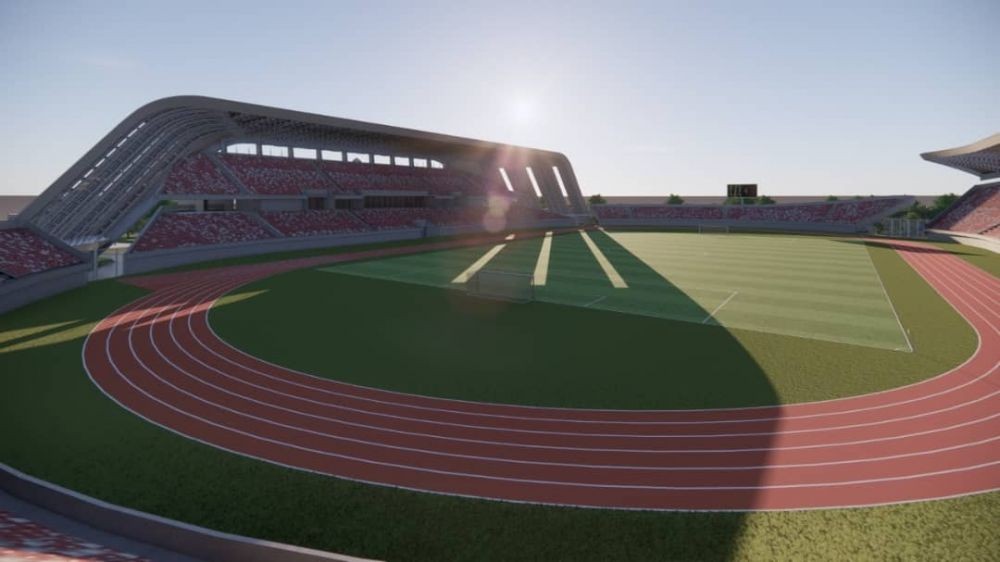 Tahap Awal Pembangunan Stadion Mattoanging Cuma Lapangan dan Trek Lari